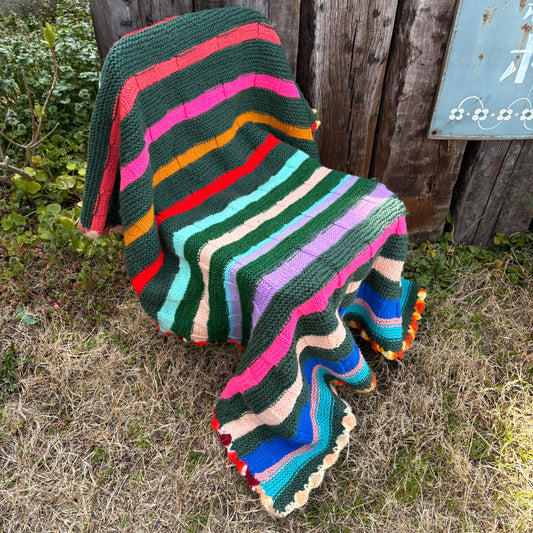 【USA vintage】granny blanket