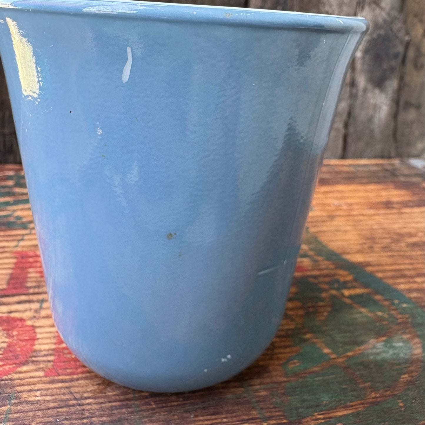 【USA vintage】PYREX mugcup Blue