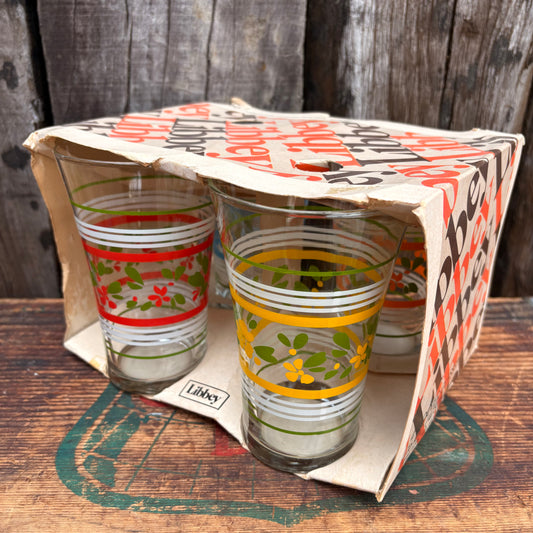 【1970s USA vintage】Libbey glass set