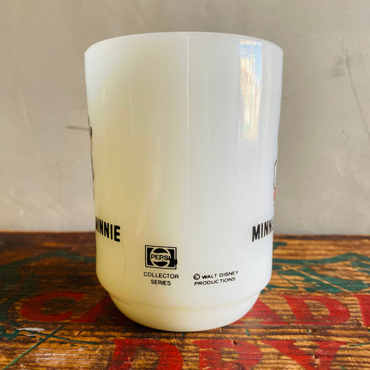 【1980s USA vintage】Fire-King PEPSI Disney  MINNIE