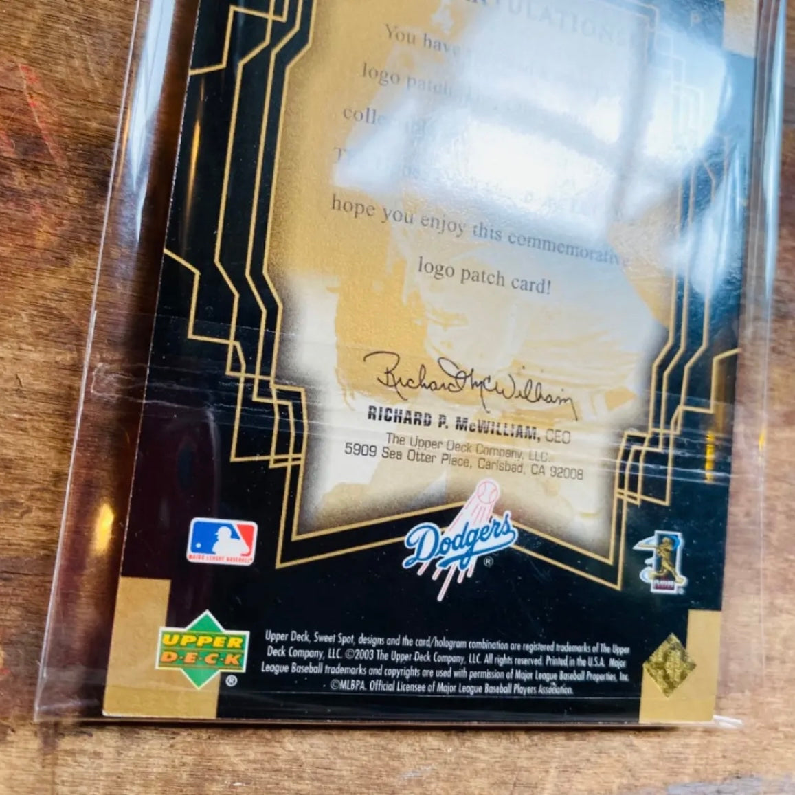 SWEET SPOT PATCHES MLB 記念ワッペン カード 17 石井一久