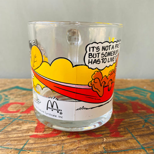 【1978 USA vintage】マクドナルド ガーフィールド グラス ハンモック