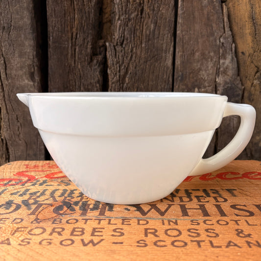 【1950s-60s USA vintage】Fire-King OVEN Ware Mixing Bowl Butter Bowl Milk Glass