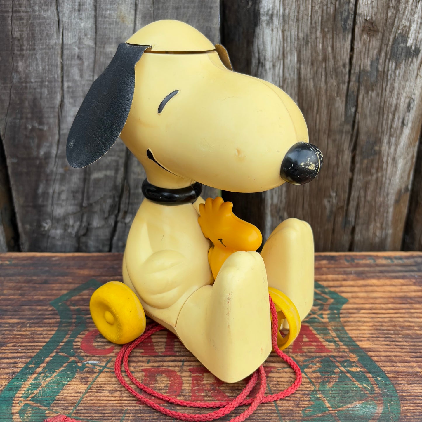 【1972 vintage】HASBRO SNOOPY PULL TOY