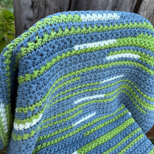 【 USA vintage】granny blanket