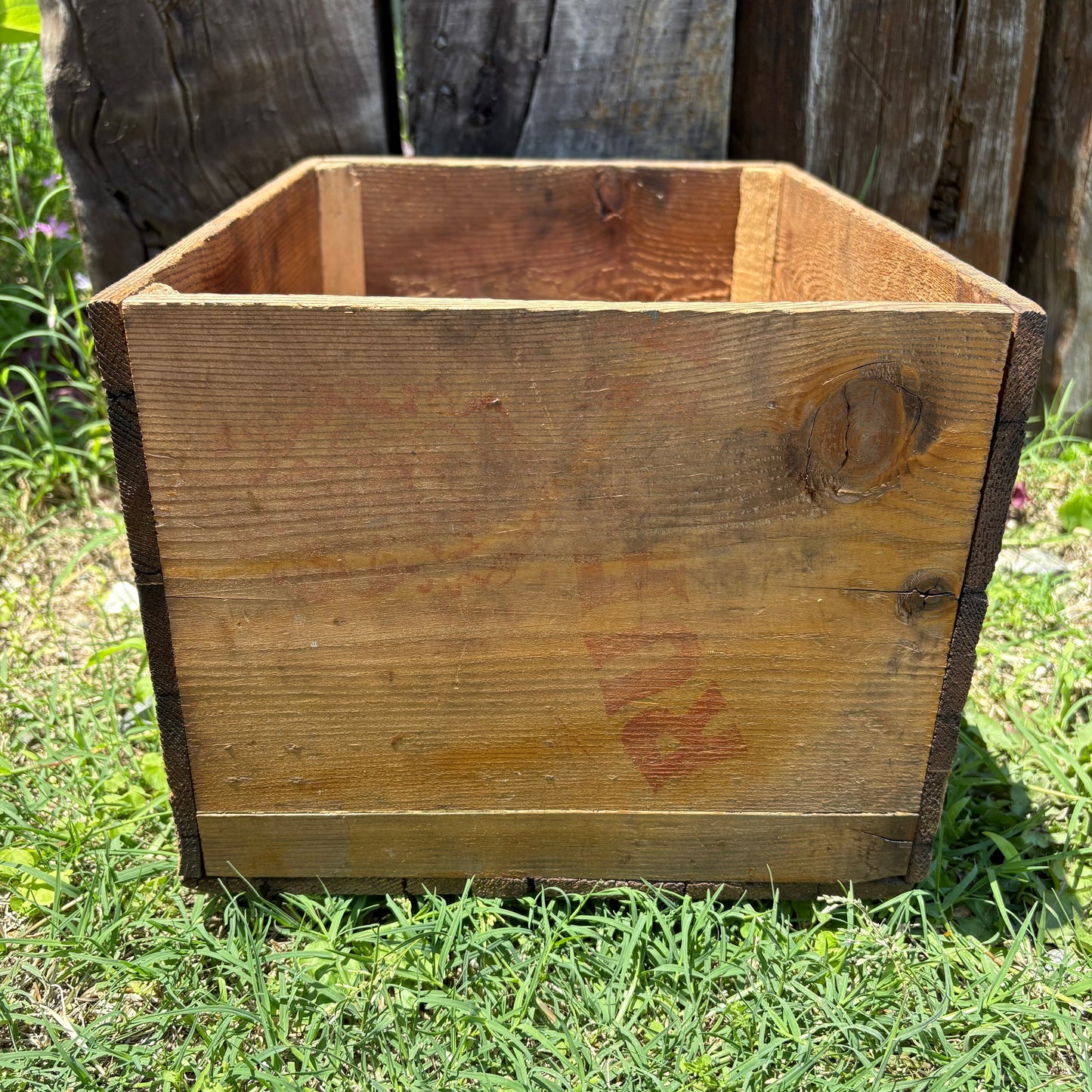 【USA vintage】wood box