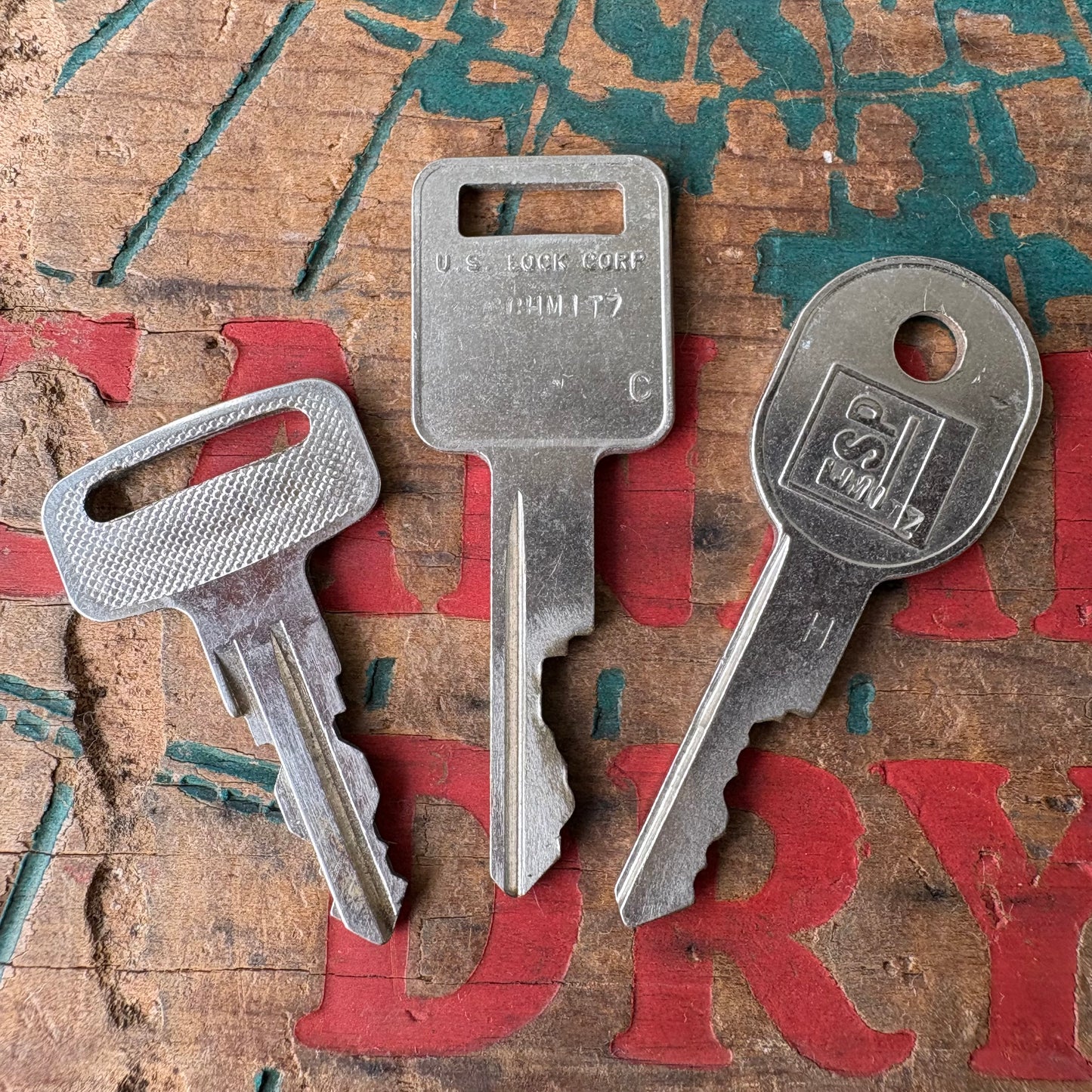 【USA vintage】 key set 1