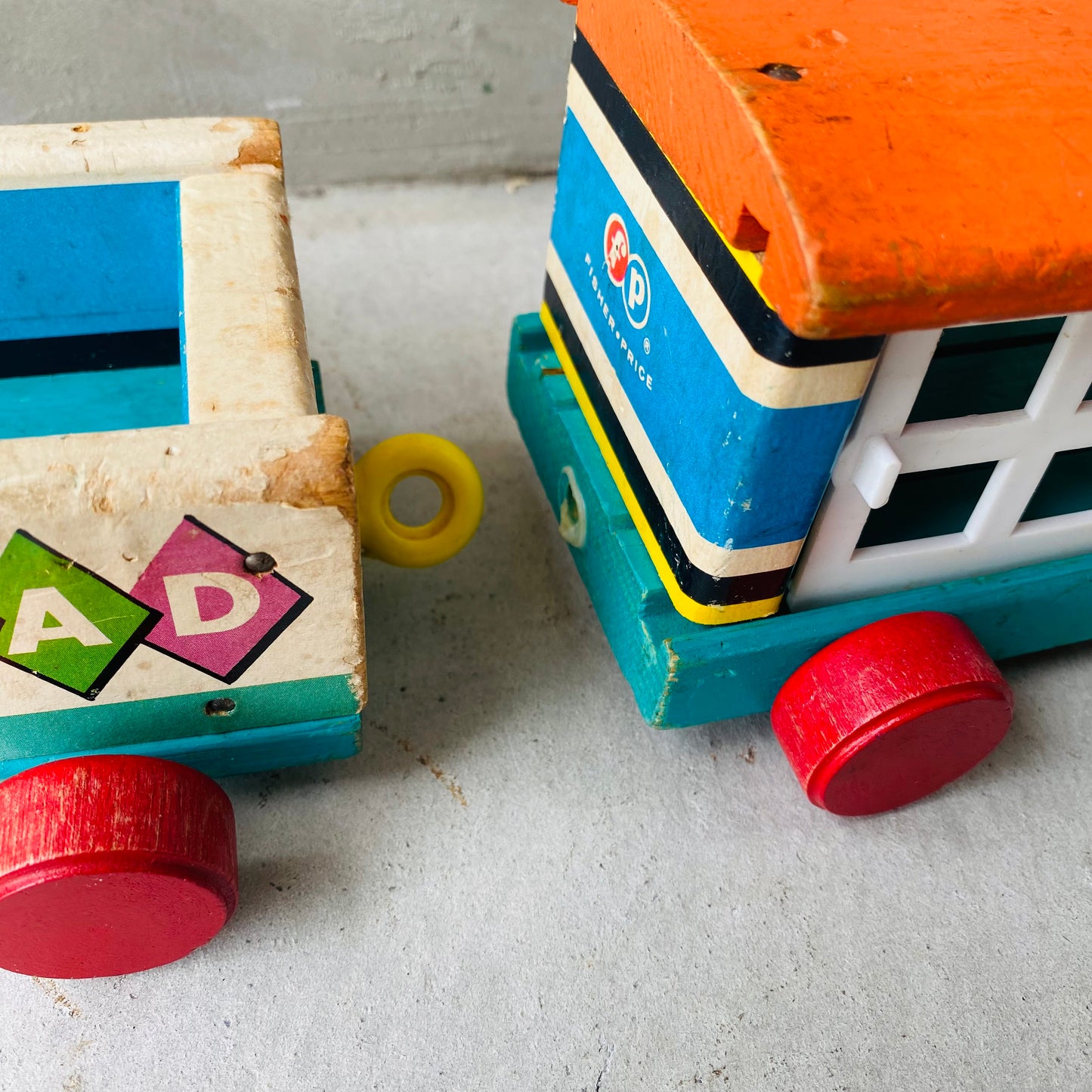 【1960s USA vintage】FISHER-PRICE HUFFY PUFFY TRAIN