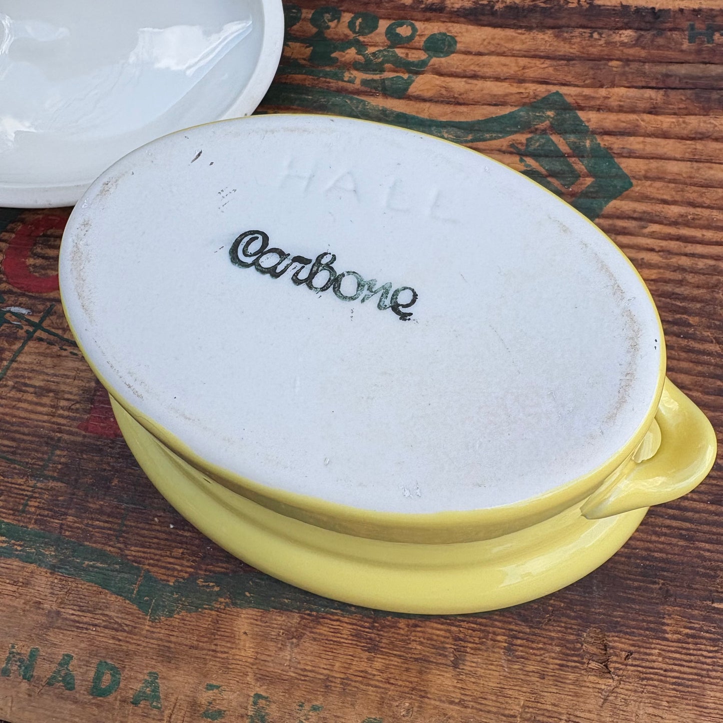 【1970s USA vintage】HALL CARBONEDUCK casserole