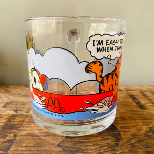 【1978 USA vintage】マクドナルド ガーフィールド グラス ボート