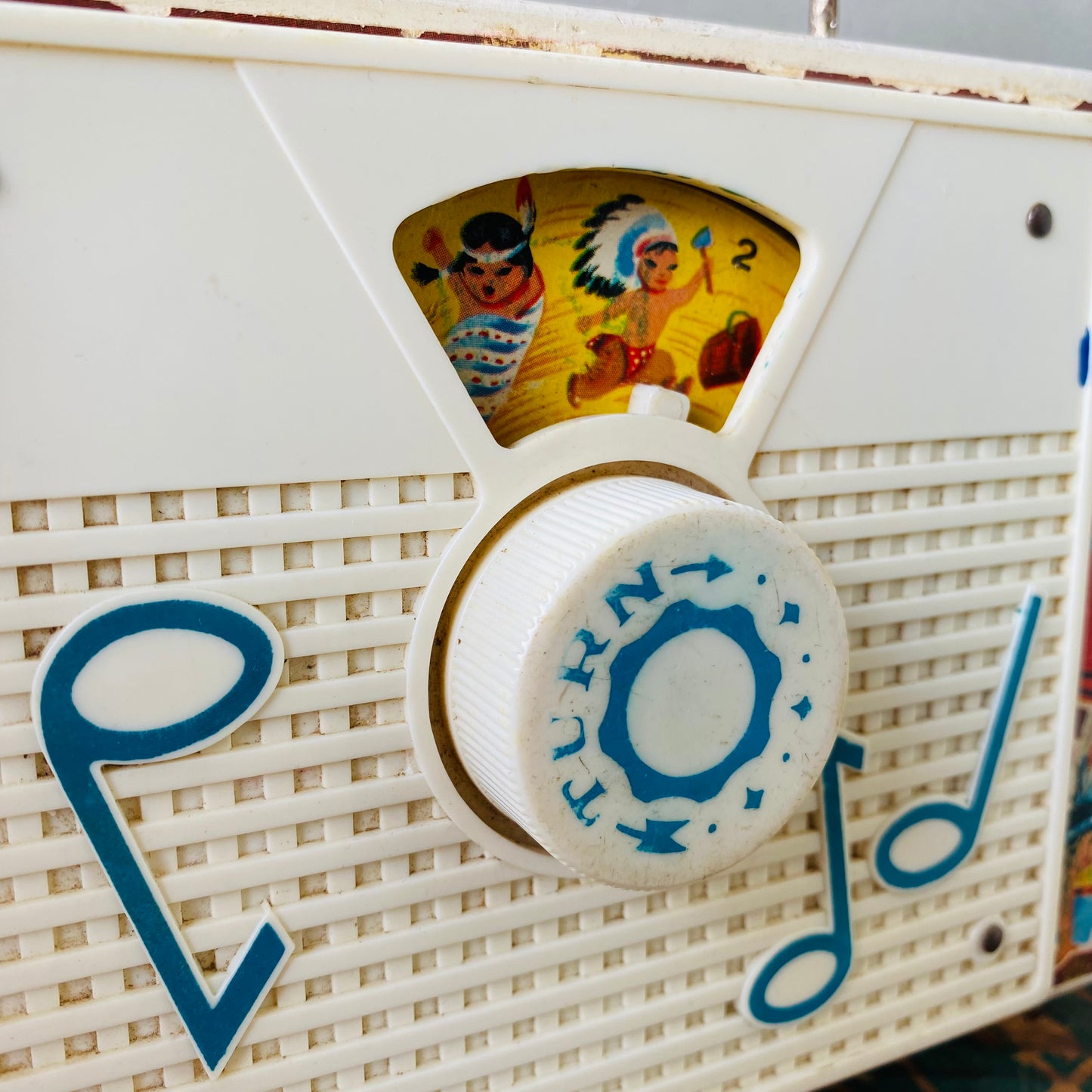 【1961 USA vintage】FISHER・PRICE TOYS TV-RADIO