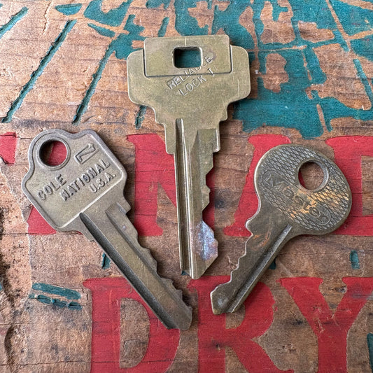 【USA vintage】 key set 5