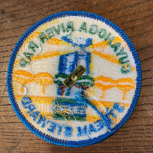 【USA vintage】ワッペン CUYAHOGA RIVER RAP