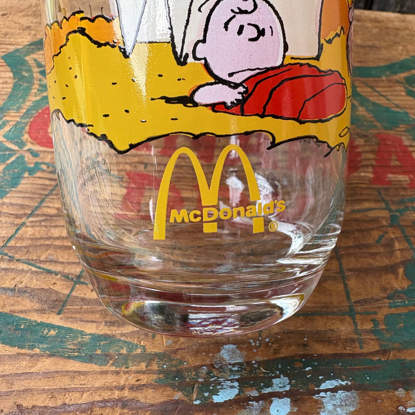 【1980s USA vintage】McDonald ×PEANUTS CAMP SNOOPY COLLRCTION glass 3