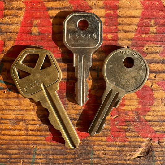【USA vintage】key set 3