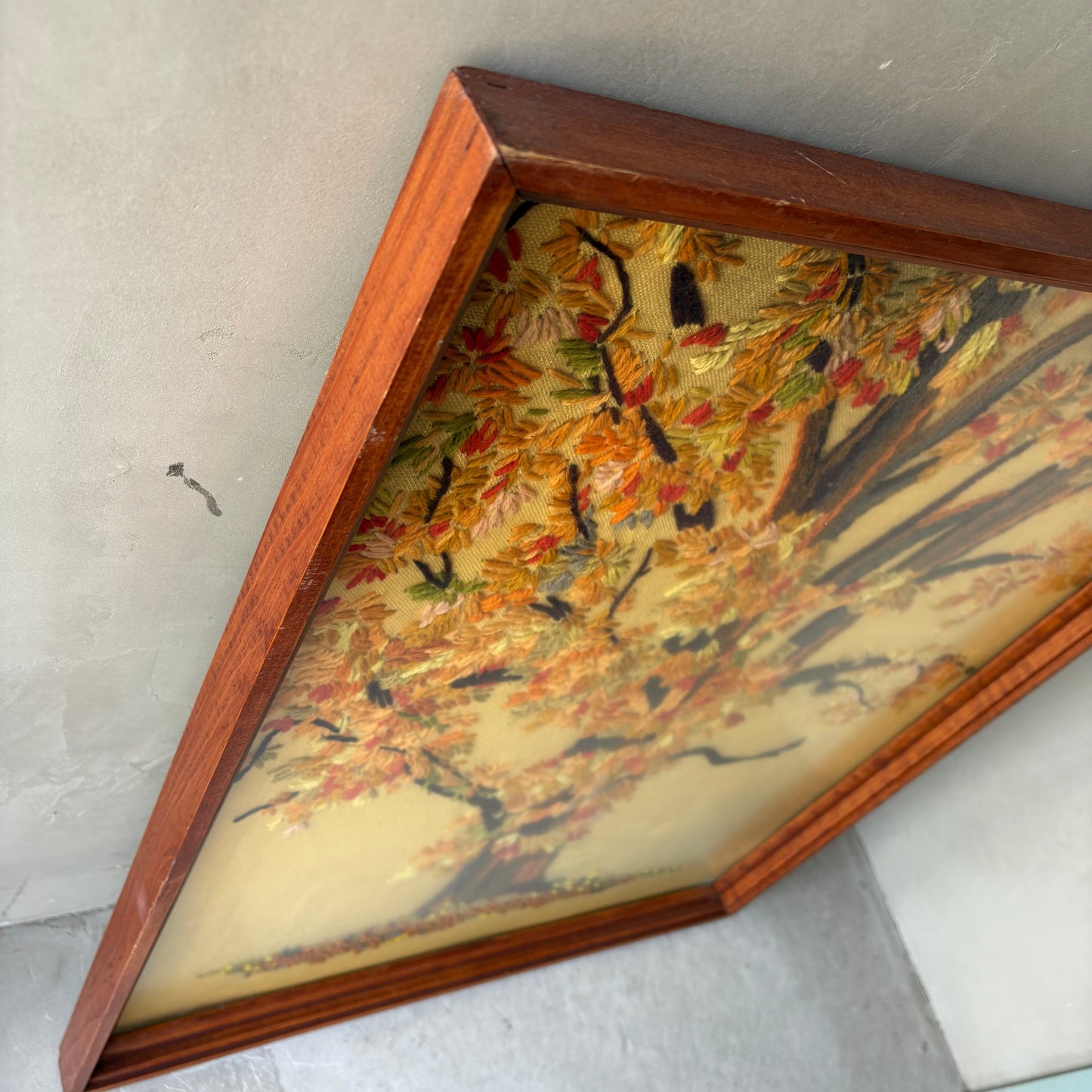 【USA vintage】Flower wall deco