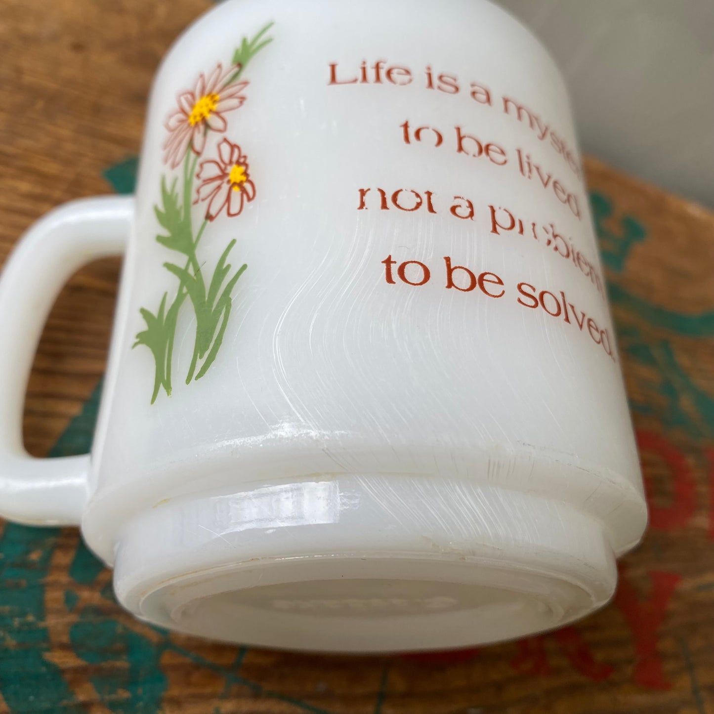 【USA vintage】Glasbake children mug