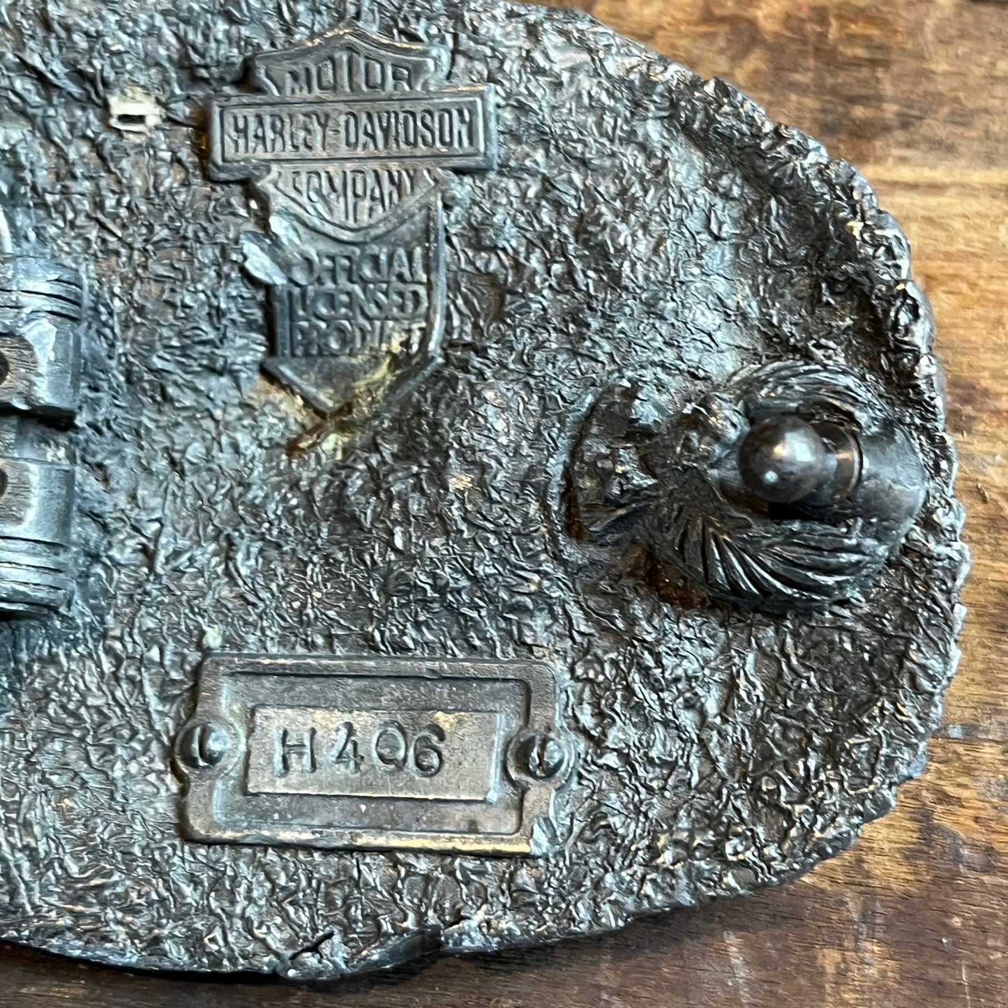 【USA vintage】Harley-Davidson バックル H406