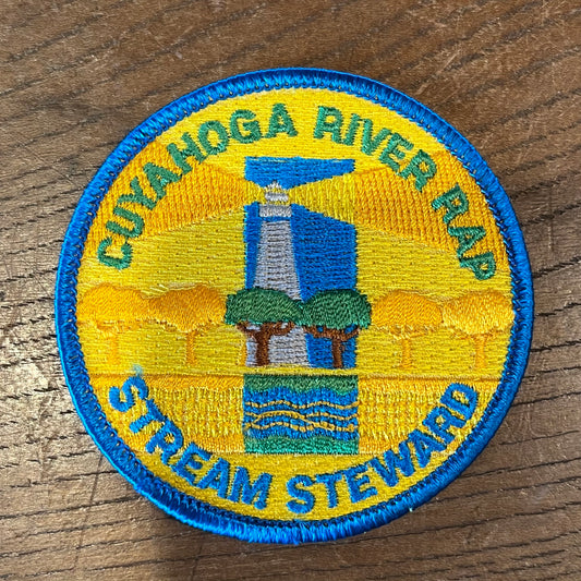 【USA vintage】ワッペン CUYAHOGA RIVER RAP