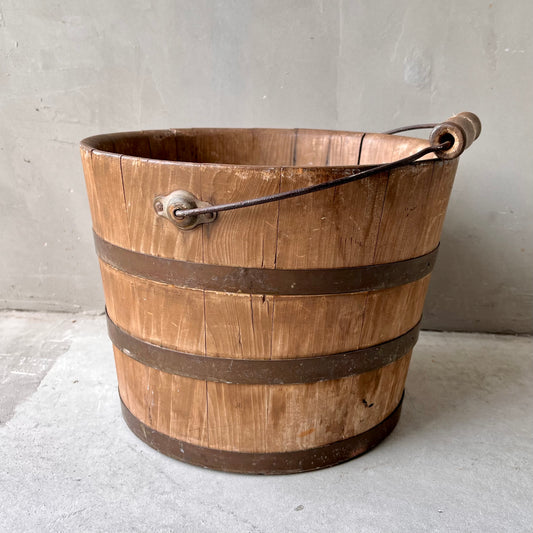 【USA 1950s】Wooden Bucket