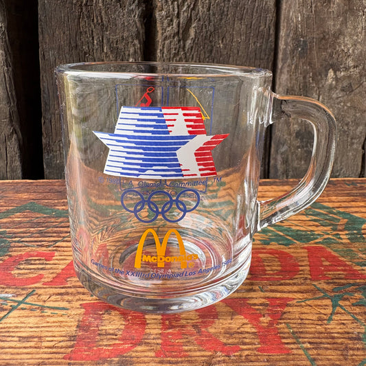 【1984 USA vintage】Olympic × McDonald glass
