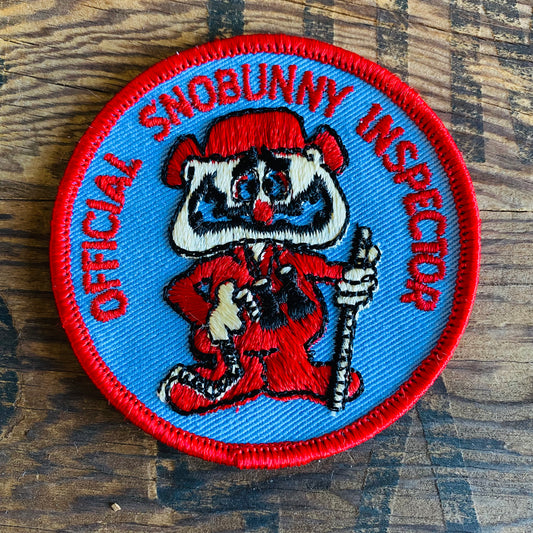 【USA vintage】ワッペン おじさん ブルー