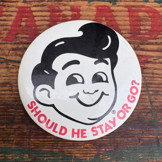 【USA vintage】PINBACK BUTTON Big Boy 缶バッジ