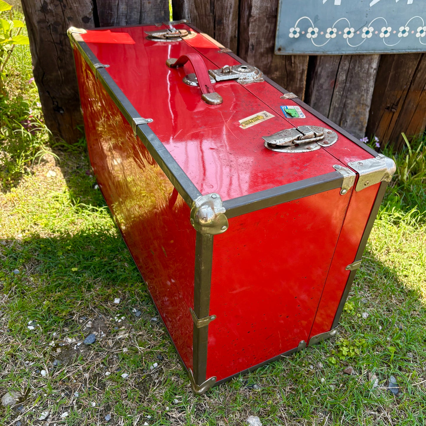 【1960s USA vintage】steamer trunk