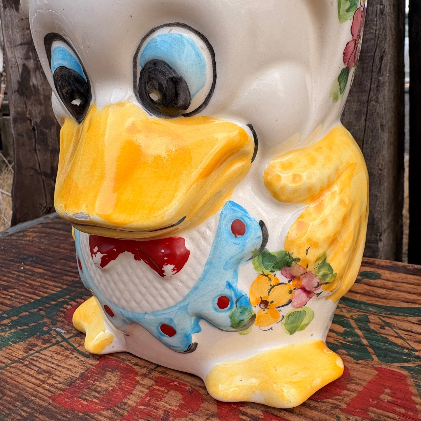 【vintage】Disney Donald Duck Cookie Jar