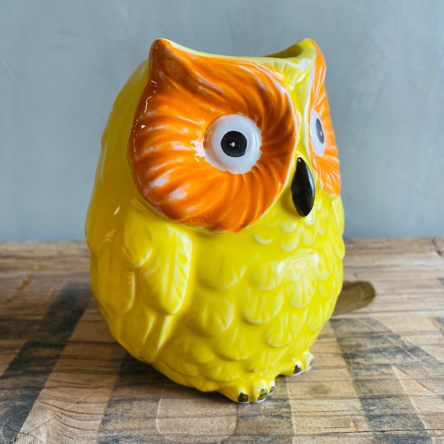 【1970s vintage】owl pen stand フクロウ ペンスタンド
