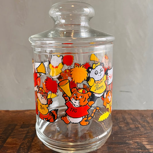【USA 80s】Hallmark
Shirt Tales Glass Candy Jar ガラスジャー