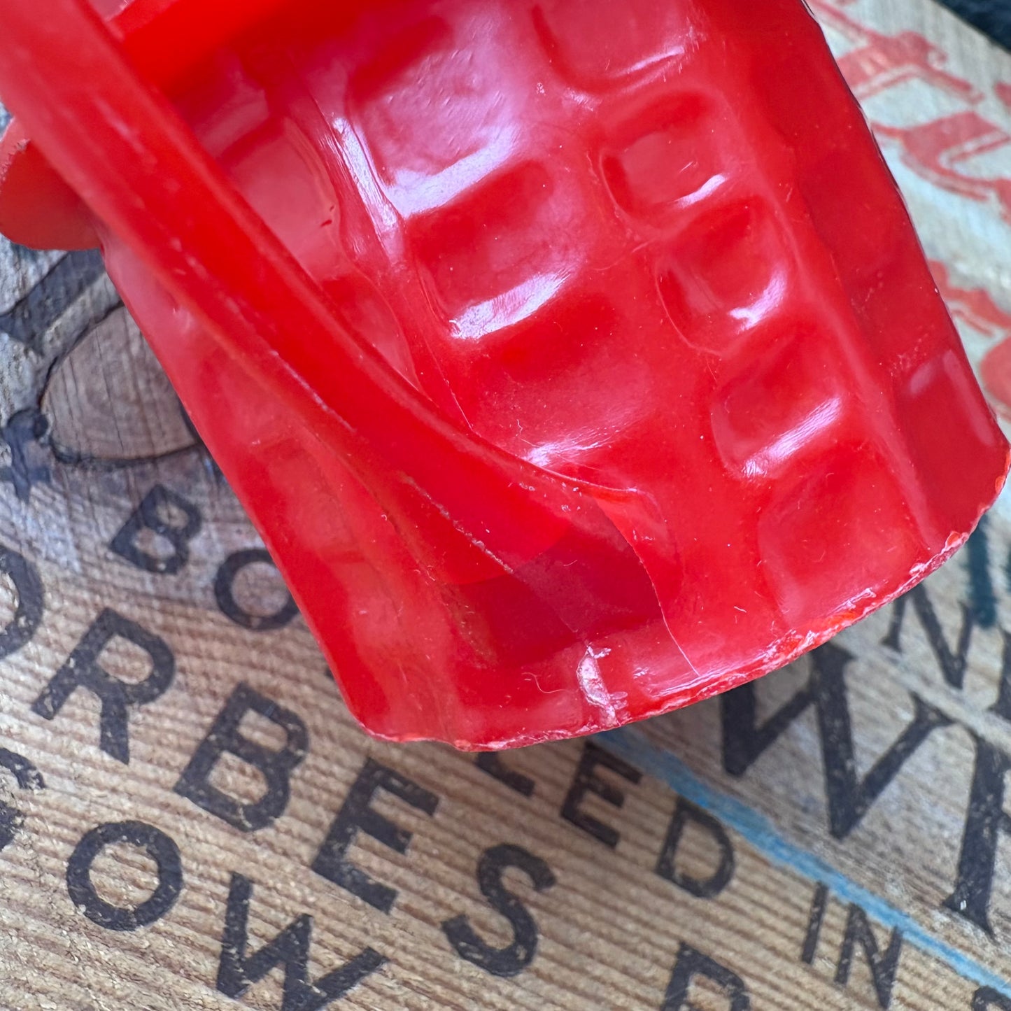 【1950s-1960s USA vintage】MR. PEANUT Plastic Mug Red