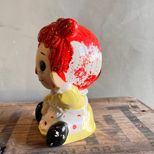 【USA vintage】Raggedy Ann Music Coin Bank