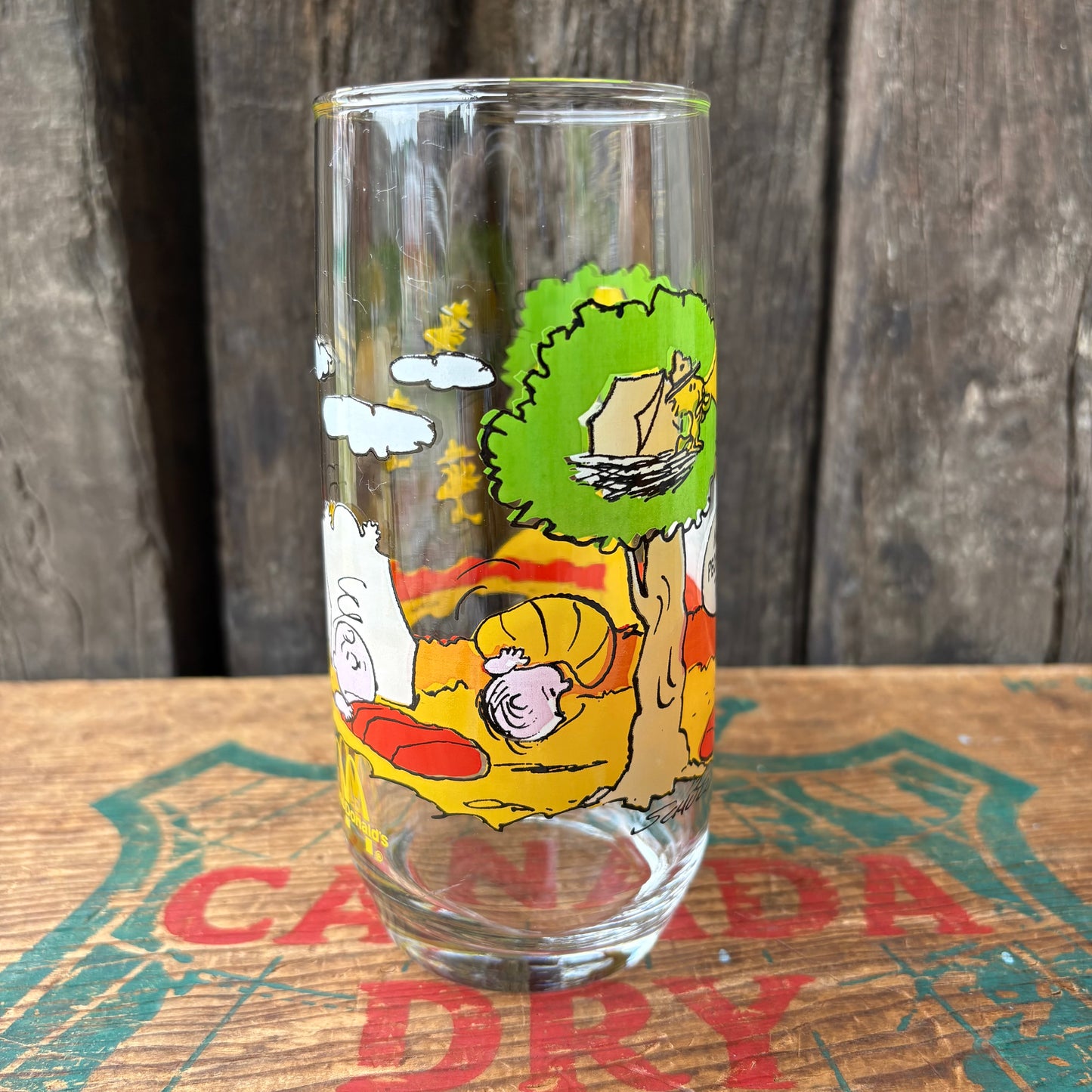 【1980s USA vintage】McDonald ×PEANUTS CAMP SNOOPY COLLRCTION glass 3