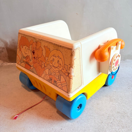【1976 USA vintage】Playskool Pull Toy Wagon