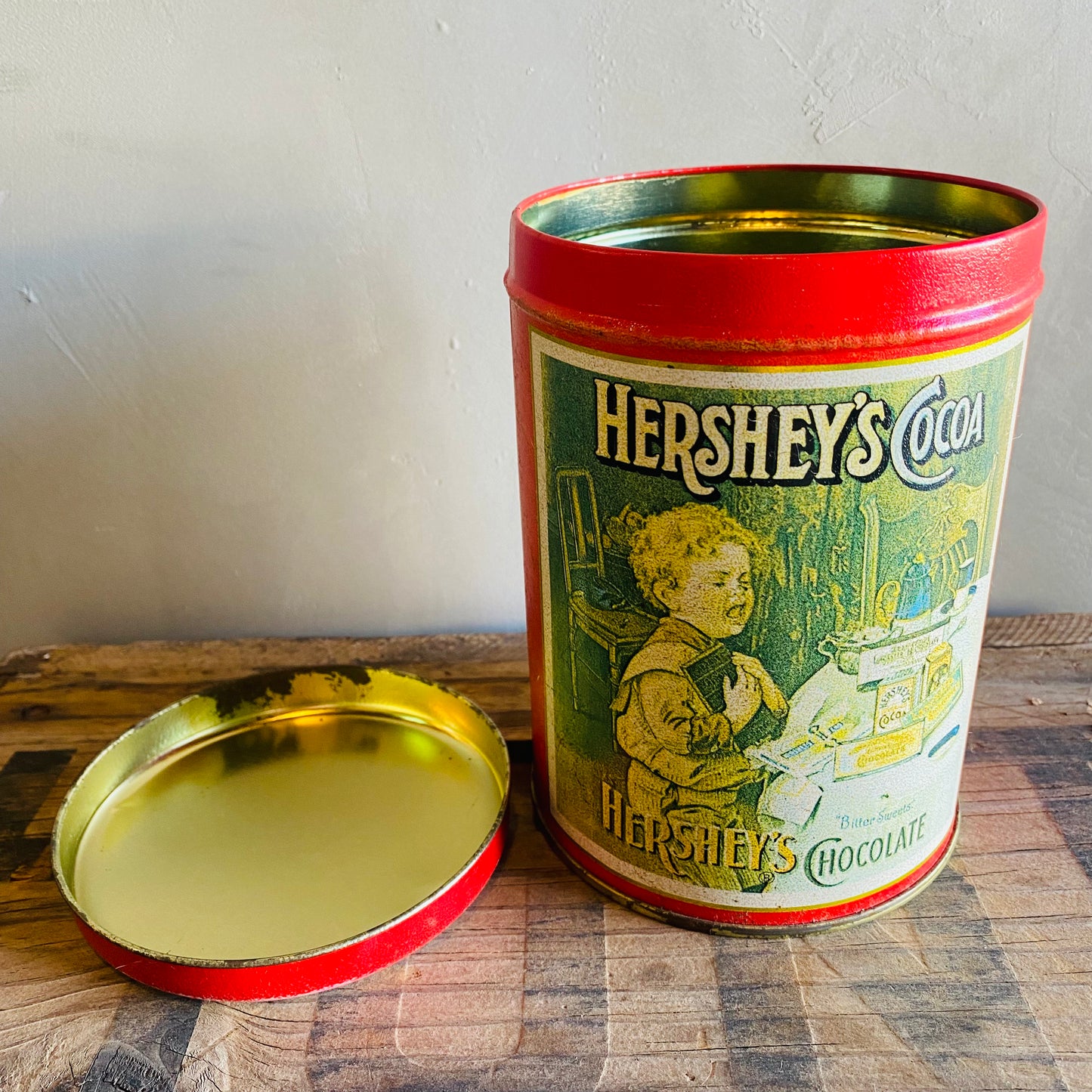 【1989 USA vintage】HERSHEY'S COCOA 缶