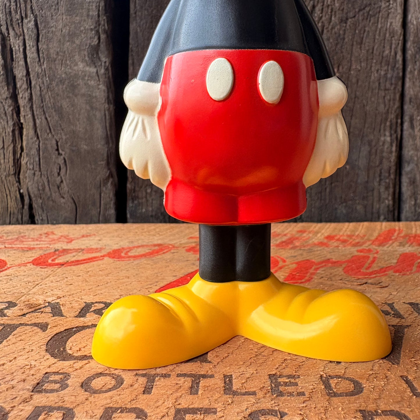 【1970s USA vintage】AVON Mickey Mouse Bubble Bath Bottle