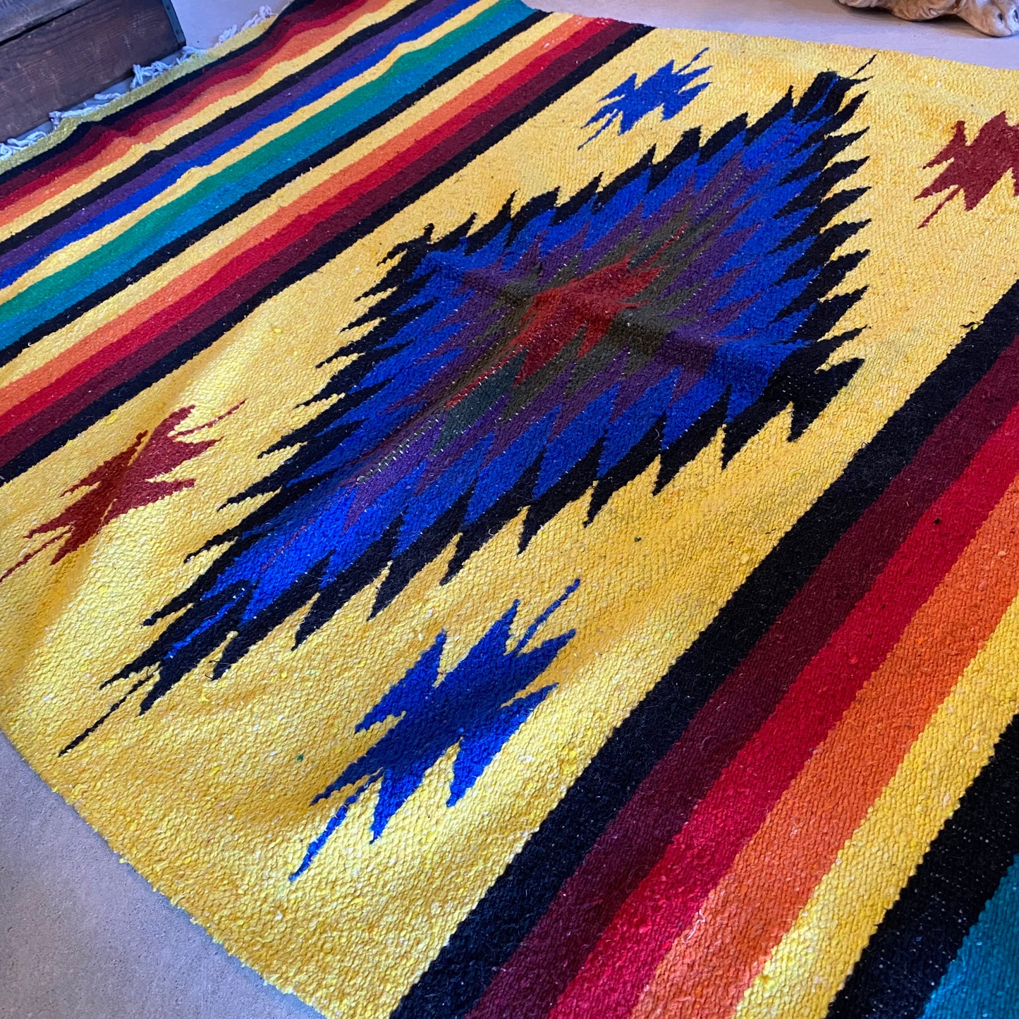 Mexican rug Indian blanket