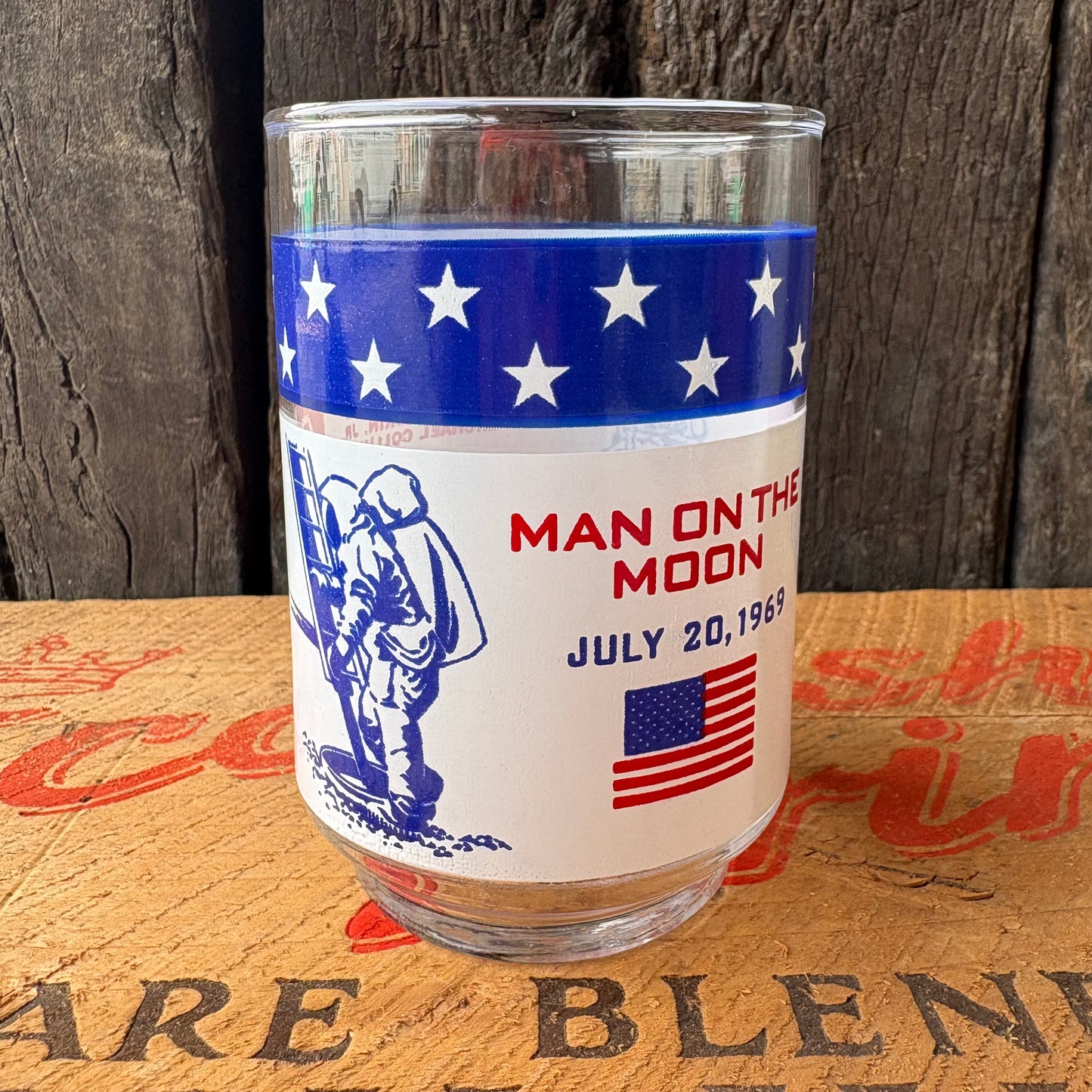 1960s USA vintage
Apollo 11 “Man on the Moon” Glass