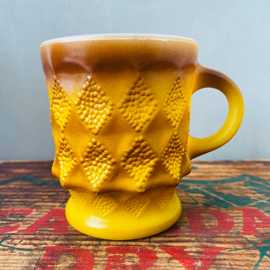 【1960-1976 USA vintage】Fire-King キンバリー イエロー