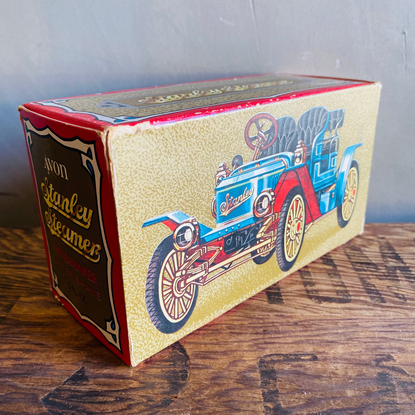 【USA vintage】AVON ボトル stanley steamer