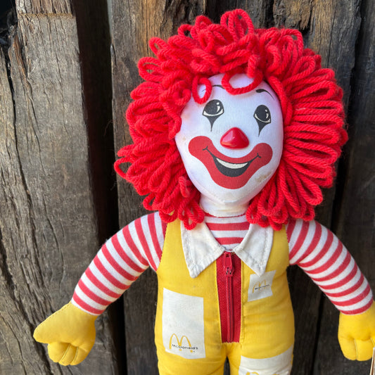 【1984 vintage】 McDonald’s Ronald McDonald Doll