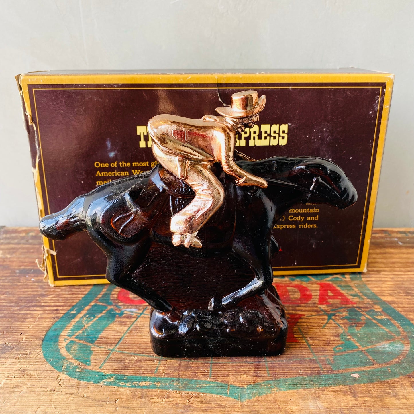【USA vintage】AVON bottle PONY EXPRESS