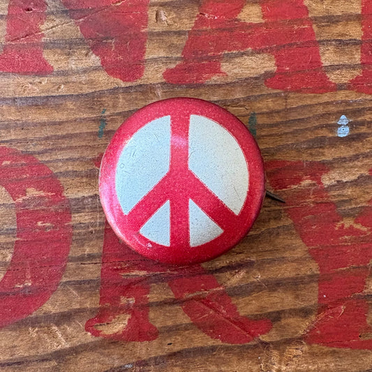 【USA vintage】PINBACK BUTTON PEACE