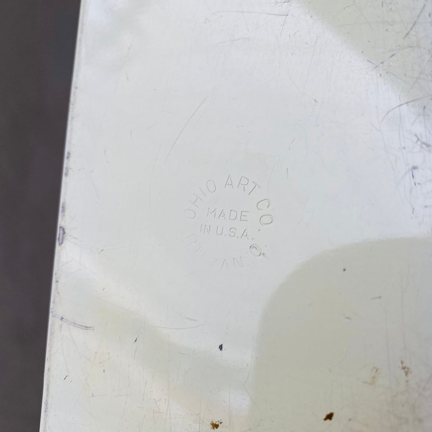 【1970s USA vintage】OHIO ART社 レシピボックス ブリキ ティン缶