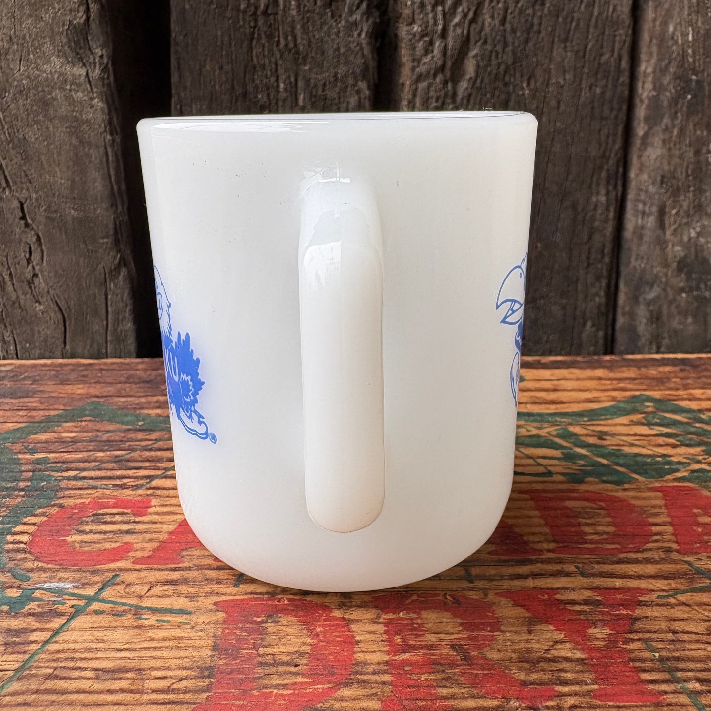 【USA vintage】 mug cup KANSAS JAYHAWKS