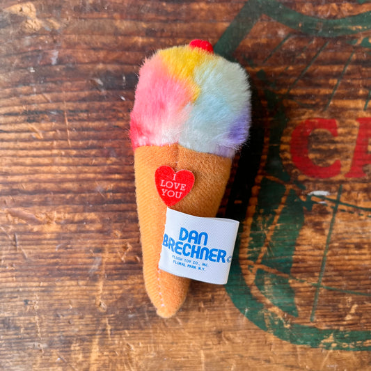 【80s USA vintage】Dan Brechner Snowcone Plush I Love You