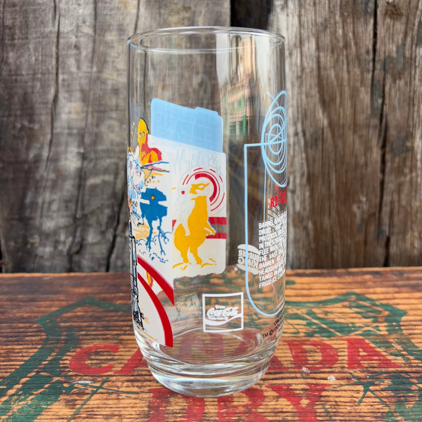 【1980 USA vintage】BURGER KING STAR WARS glass