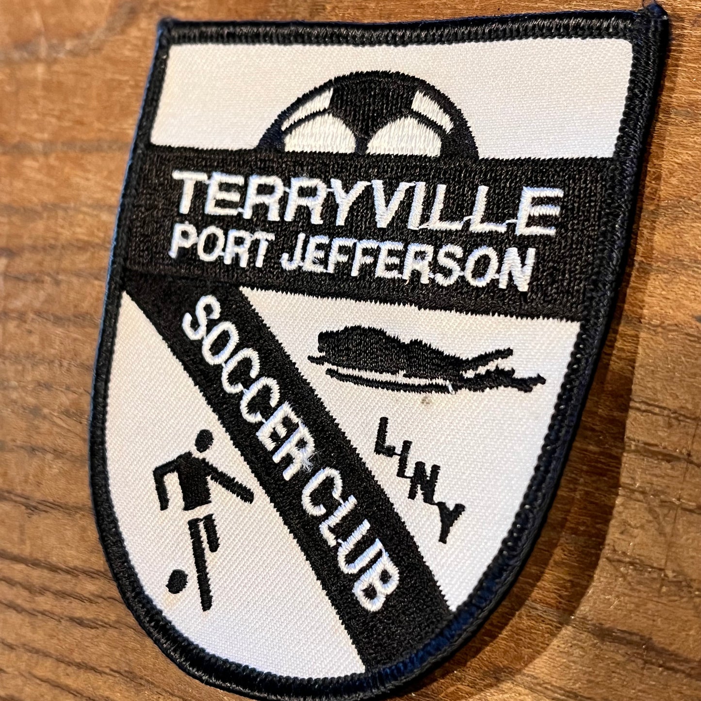 【USA vintage】ワッペン TERRYVILLE PORT JEFFERSON SOCCER CLUB