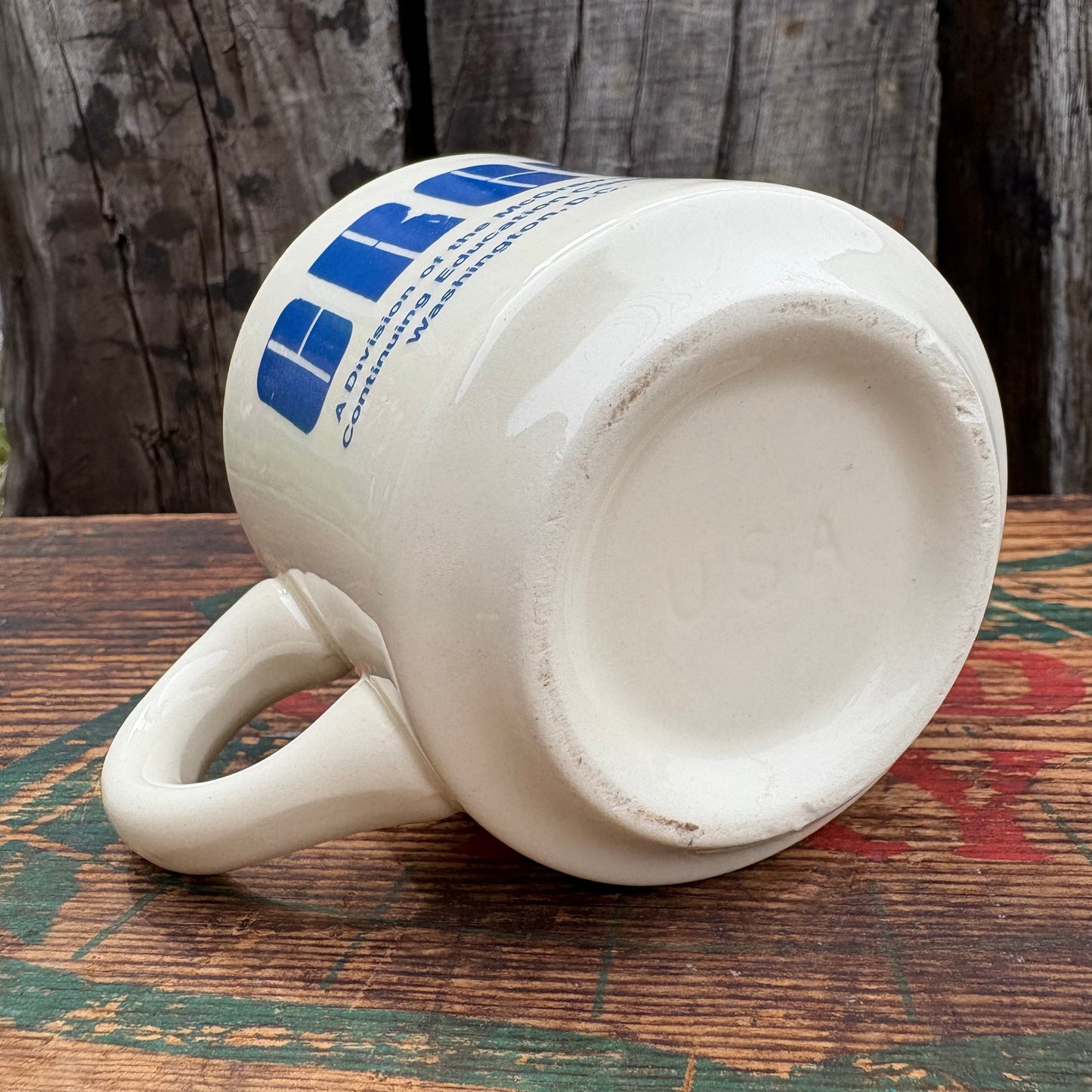 【USA vintage】 advertising mug cup